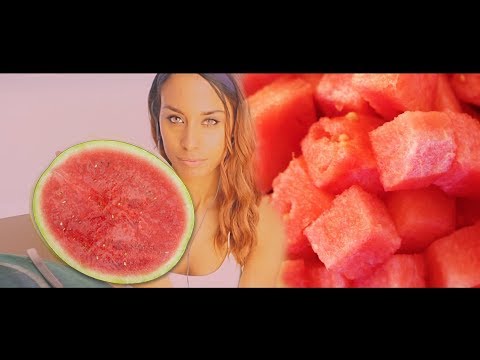 ASMR watermelon eating | juicy & wet sounds
