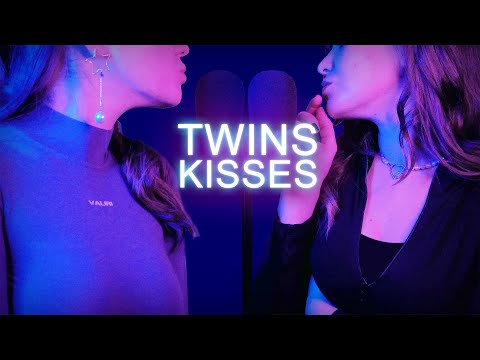 ASMR TWINS KISSES * ONE HOUR * NO TALKING * ASMR FOR SLEEP * 100% TINGLES AND RELAXATION