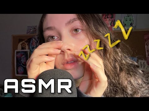 ASMR | Whispering You to Sleep with Mouth Sounds, Pen Noms, and Breaths (gripping, page flipping + )