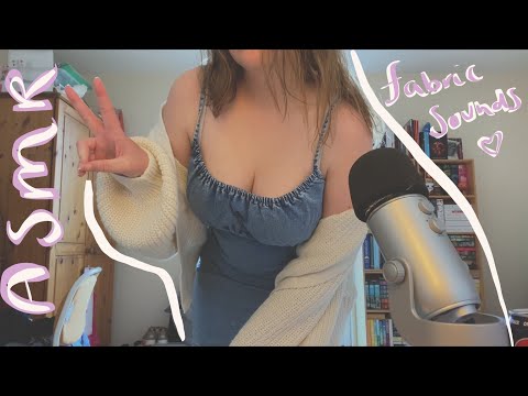 ASMR - Denim Dress Scratching (fabric sounds)
