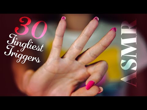 ASMR ~ 30 Tingliest Triggers ~ Celebrating my Subscribers (no talking)