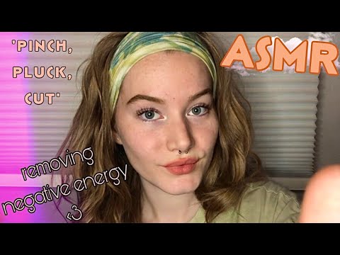 ASMR PERSONAL ATTENTION, (pinch,pluck,cut) face touching, anticipatory whispers + slight inaudible