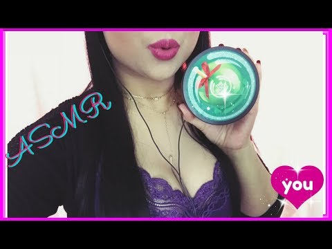ASMR ♡ Let me MASSAGE your BEAUTIFUL face 💕 Applying Body Butter and Lip Gloss 👄
