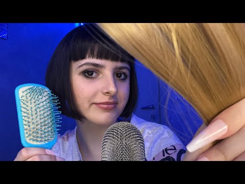 ASMR Brushing & Playing with Your Hair In Class💇✨ (roleplay)