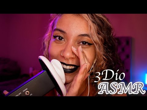 Gentle Deep Ear Breathing and Mouth Sounds ~ ASMR