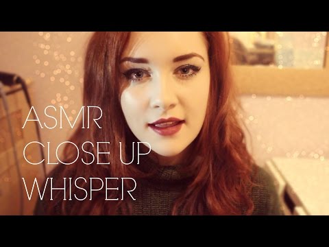 ASMR super close up whisper with lip smacking!