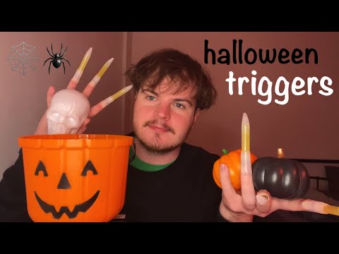 Fast & Aggressive ASMR Halloween Triggers! Fast Tapping & Scratching + Mic Scratching!