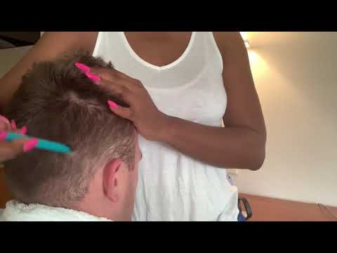 Ivory Gentlemen Spa: HairScratch/Massage ASMR
