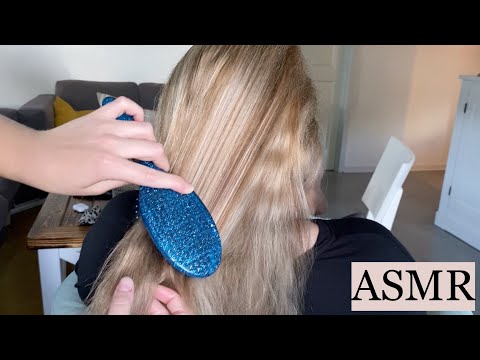 ASMR | SUPER SLOW HAIR PLAY 🌻🌷 (hair spraying, hair brushing, relaxation, sleep, no talking)