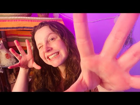 FAST Hand Movements + Unintelligible Soft Spoken and Stuttering ASMR