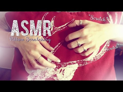 ASMR Français - Relaxation ~ Pillow scratching, tracing, brushing