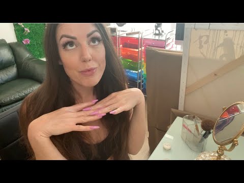 watch me do my makeup | Whispering ASMR for companionship & relaxation #anxietyrelief #grwm #asmr