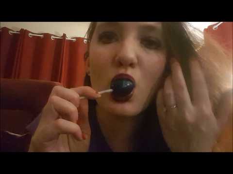 ASMR request lollipop and gum chewing mouth noises