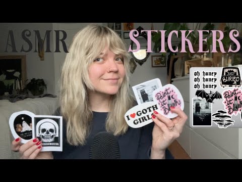𝔞𝔰𝔪𝔯 sticker haul & goth laptop makeover ~ ft. Redbubble ❤️