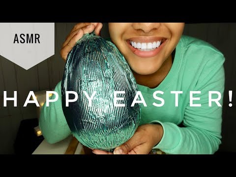 ASMR GIANT CHOCOLATE EGG | Easter Candy Eating Sounds | SOFT + CRUNCHY | No Talking