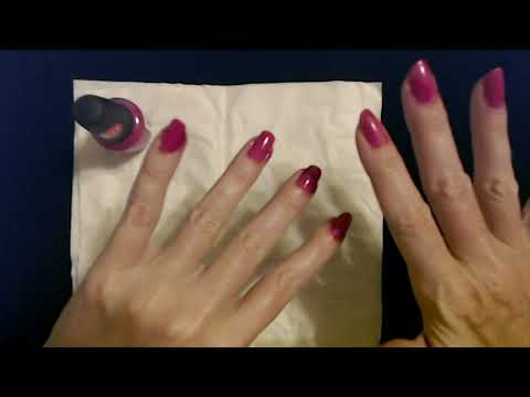 ASMR | Painting My Nails 7-6-2021 (Whisper)