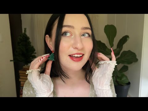 asmr doing your holiday glam (layered sounds)