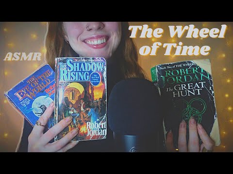ASMR✨The Wheel of Time 🐉 Tingly Book Triggers (whispers, reading, tapping, page flipping, tracing)