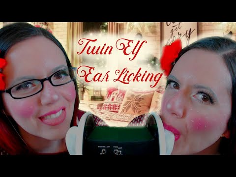 [ASMR] Twin Elf Ear Licking and Eating (Kisses, Tongue Flutters)👄