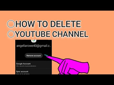 how to delete youtube channel watch this video.