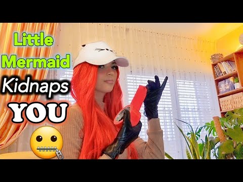 POV ASMR Little Mermaid Kidnaps You with Duct Tape & Leather Gloves