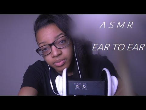 asmr | ear cleaning attention exam with cotton swabs , echo humming + more