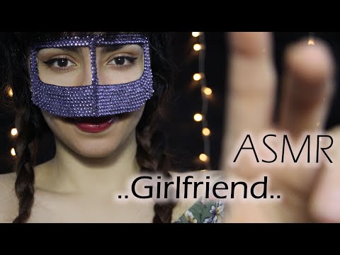 ✨ ASMR Girlfriend Comforts You to Sleep Roleplay 💋( Kisses ,Cuddles, Face Touching, Hand movements)💜