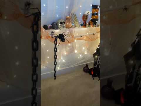 Halloween Background/ Set-up ASMR #shorts (comment video ideas, Halloween customs only this week)