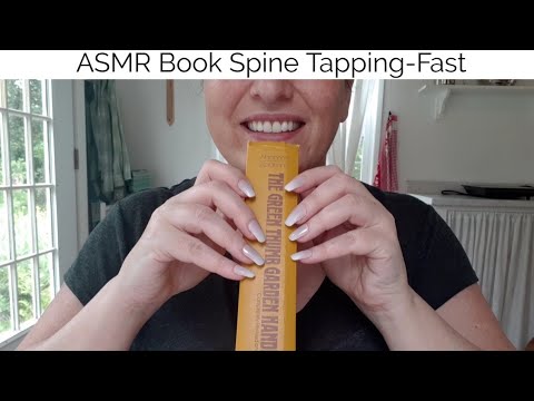 ASMR Book Spine Tapping(Fast)