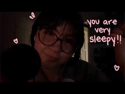 asmr | making you sleepy 🥱(brushing your face, whispering, & more)