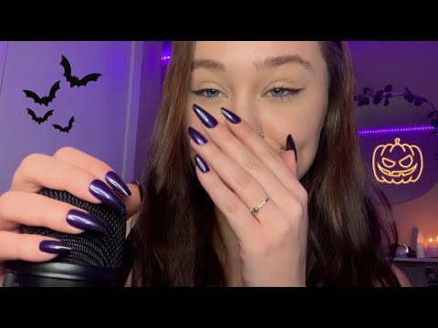 ASMR | halloween trigger words + long nail tapping