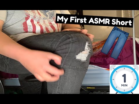 ASMR #shorts Jean Scratching (No Talking)