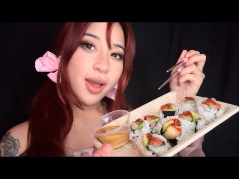 ASMR Sushi Mukbang 🍱 (Eating Sounds)