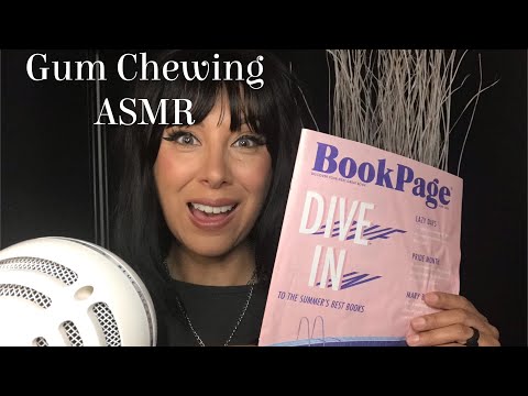 ASMR: Bookpage Book 📚 Recommendations| Gum Chewing