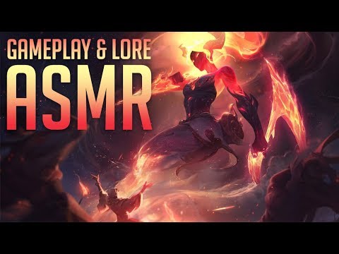 ASMR League of Legends | Akali Gameplay and Lore (Clicking, Typing & Binaural Whispers)