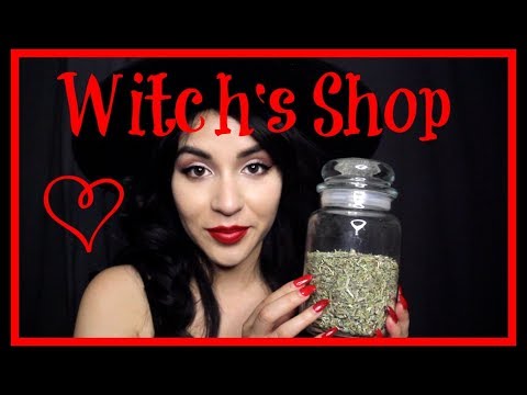 ASMR ♥︎ HERBS AND STONES! MAGIC WITCH'S SHOP