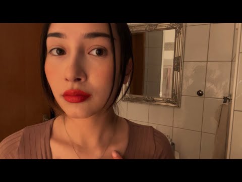 ASMR doing my makeup | get ready with me (for the cinema)