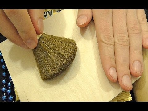 ASMR - ear to ear different gentle brush sounds. Taping, crinkling and whispering. SLEEP