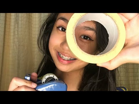 ASMR ~ Lens Taping (Tape Sounds, Peeling Sounds, Personal Attention)