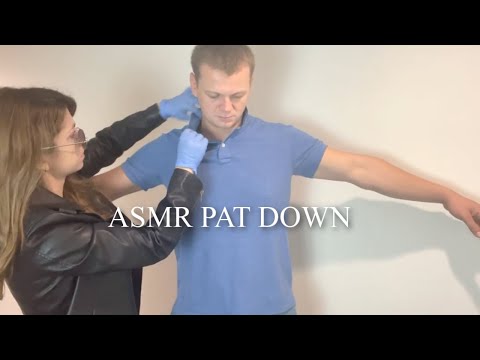 ASMR [Real Person] Fastest Pat Down FBI Agent  (Soft Spoken Role-play)