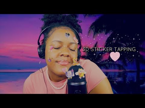 ASMR 3D Sticker Tapping | PART 2 | (Tingle Overload) ~