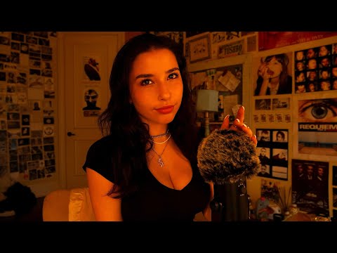 ASMR:  close-up, clicky whisper ramble (let's hang out😋)