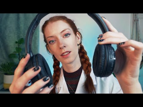 ASMR Hearing Test & Ear Exam 👂 (Frequency Test, Repeating Words, Competing Phrases)