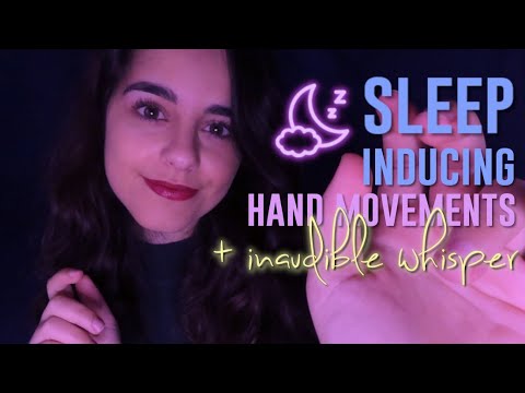 [ASMR] Unintelligible whisper w/ SLOW Hand Movements 🌙 Sleep inducing