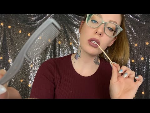 ASMR Camera Attention - Pressing, Tapping, Combing