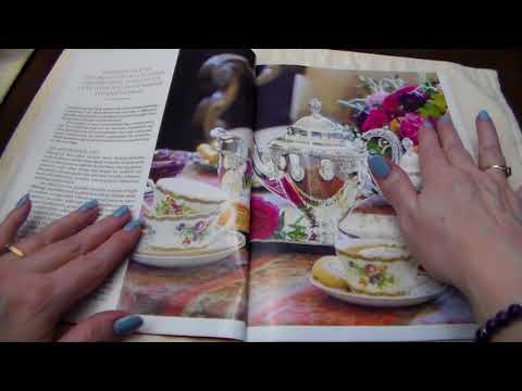 ☕🥐 Foodie ASMR 🍰 | Delicious Whispered Recipe Reading Magazine | Page Flipping