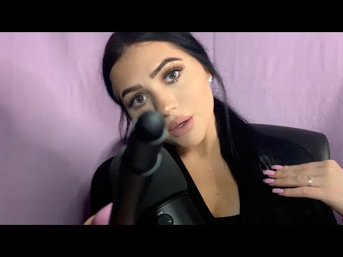 ASMR| REPEATING LOWER LASH LINE & TINGLES WITH HAND MOVEMENTS FOR 40MINS
