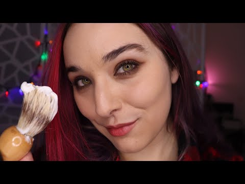 ASMR Men's Grooming Roleplay | Shaving, Beard Trimming, and Personal Attention