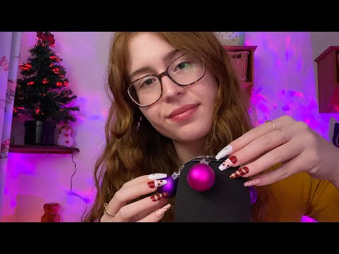 ASMR - Mic Scratch with BAUBLES? Scratchy Tapping | Whispered