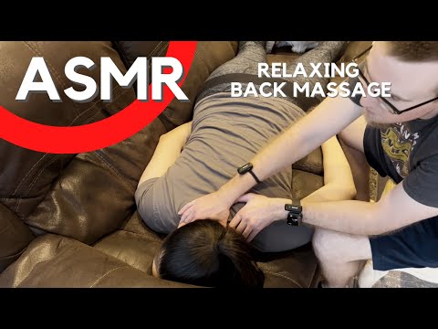 ASMR Super Duper Relaxing Back Massage | No Talking | Real Person ASMR